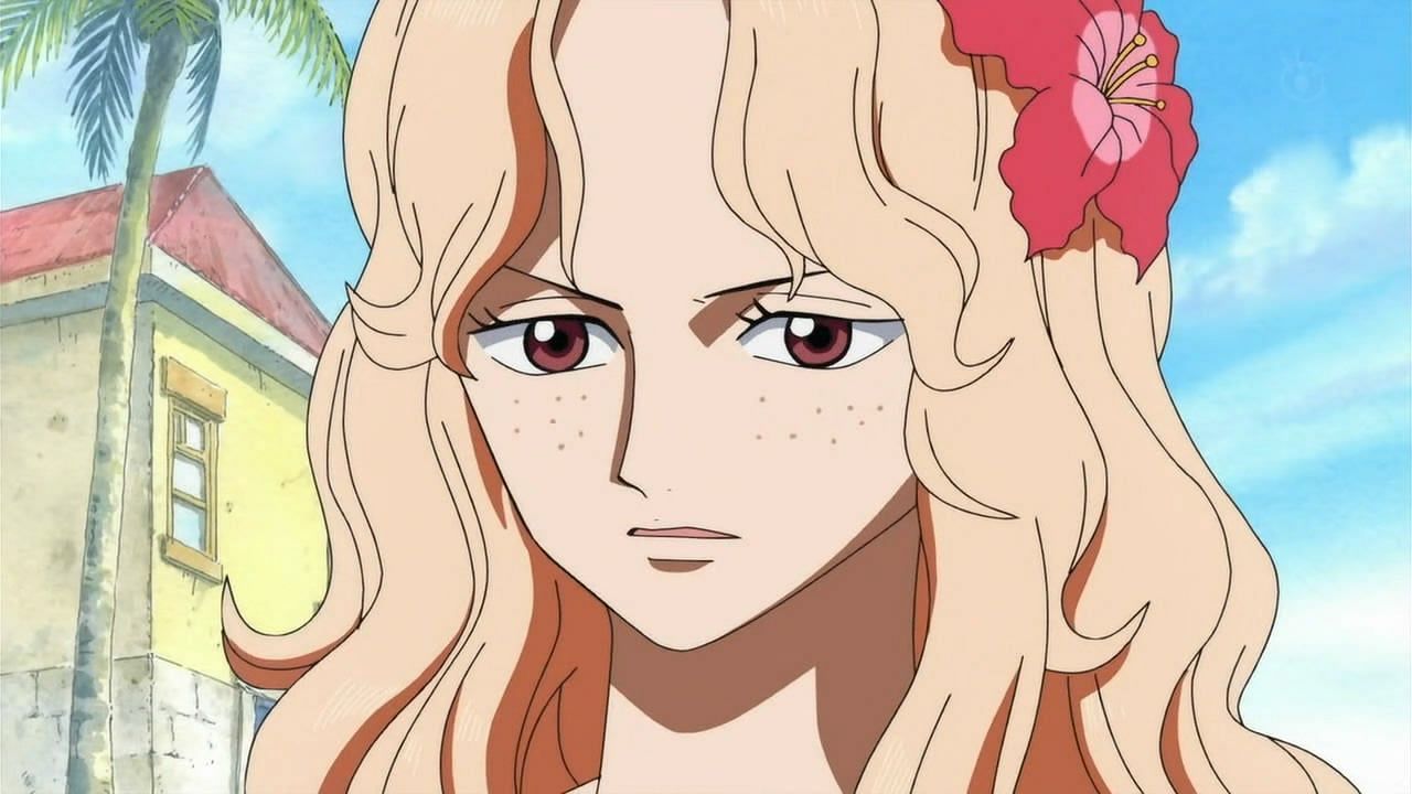 Ace&rsquo;s mother, Portgas D. Rouge, as seen in the One Piece anime (Image via Toei Animation)