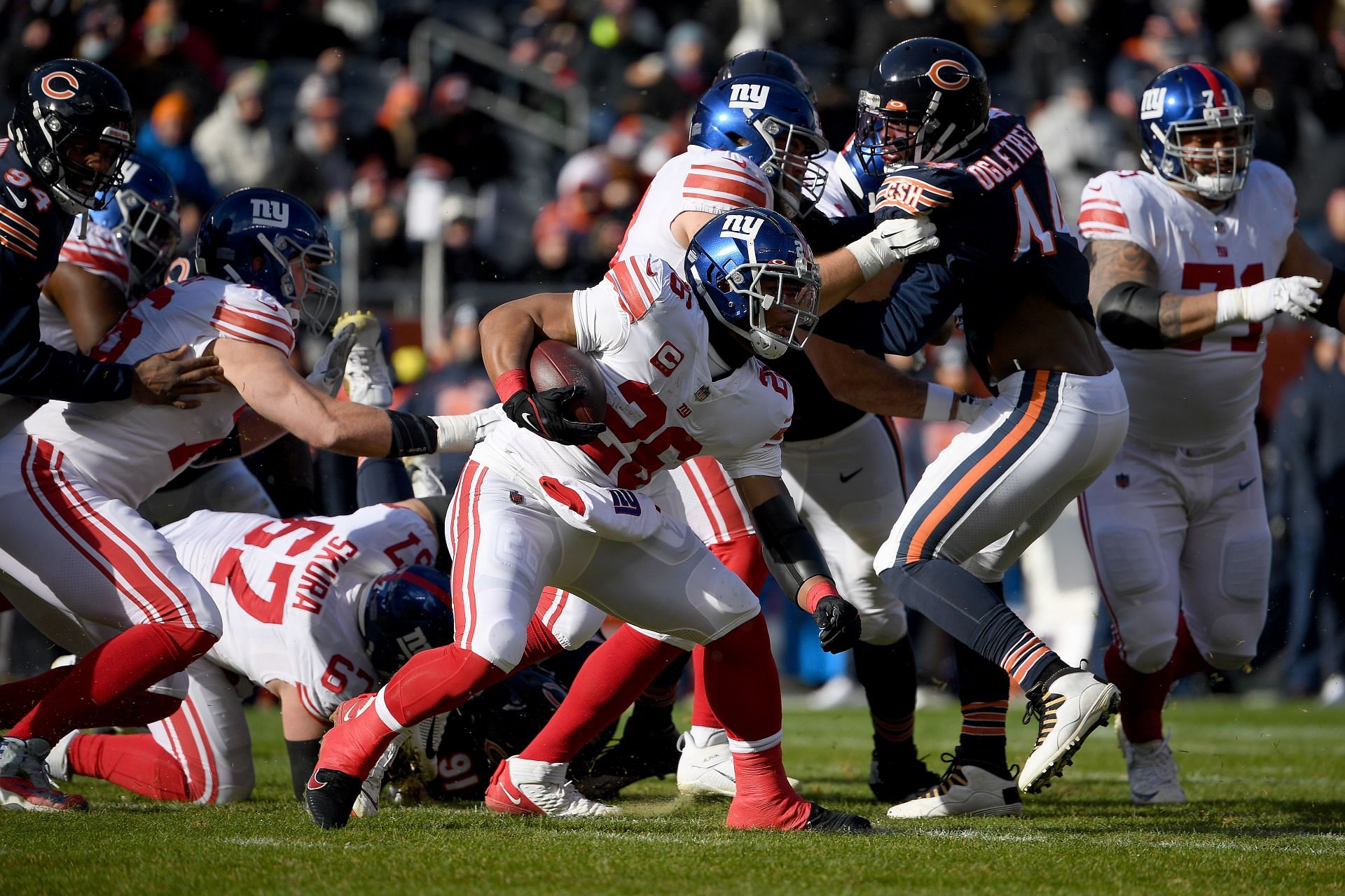 Chicago Bears: Why defense couldn't stop New York Giants' run game