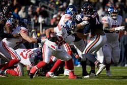 NFL teams with negative passing yards in a game: Giants finish with -10 passing yards vs. Bears