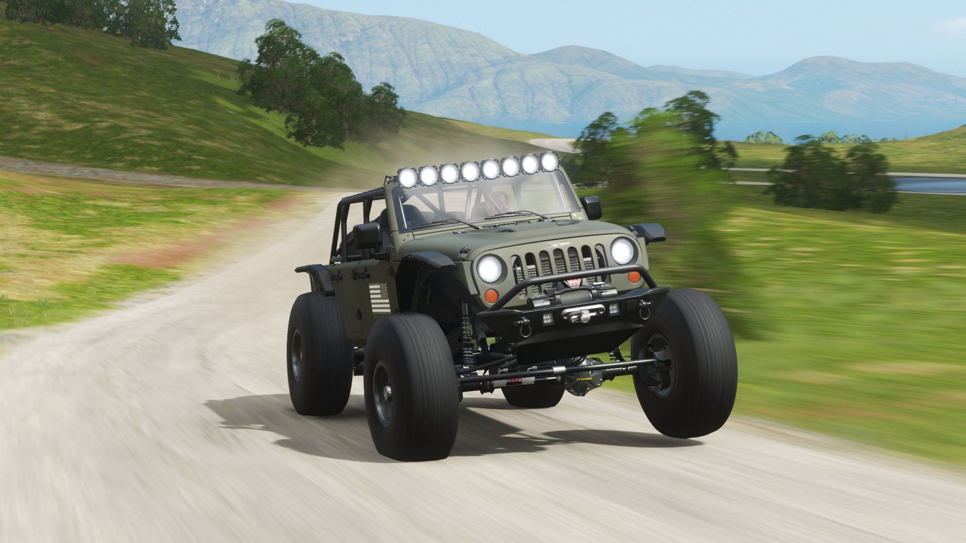 The 2013 Deberti Wrangler Unlmited in Forza Horizon 5 (image via Playground Games)