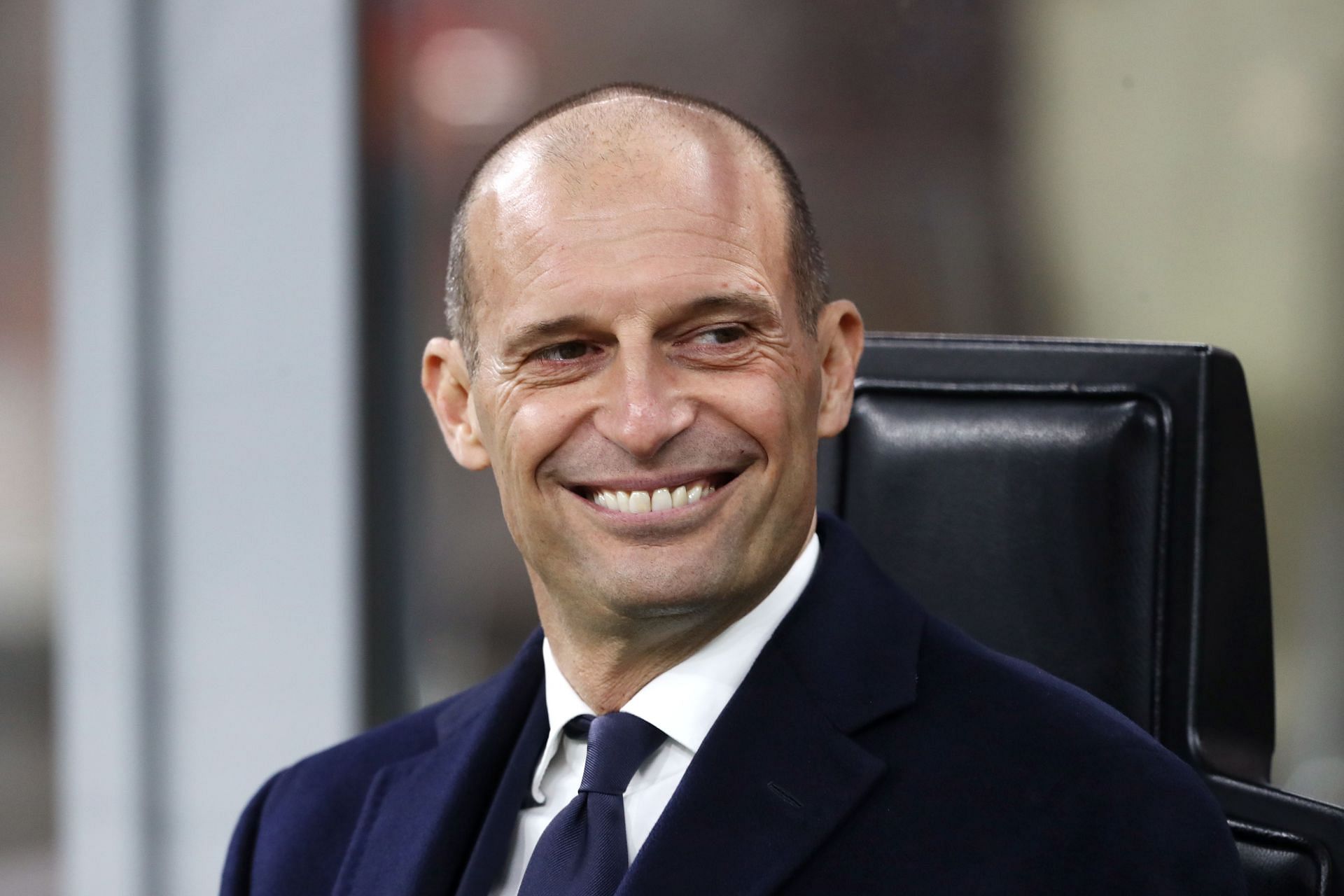 Massimiliano Allegri during the AC Milan vs Juventus game in Serie A