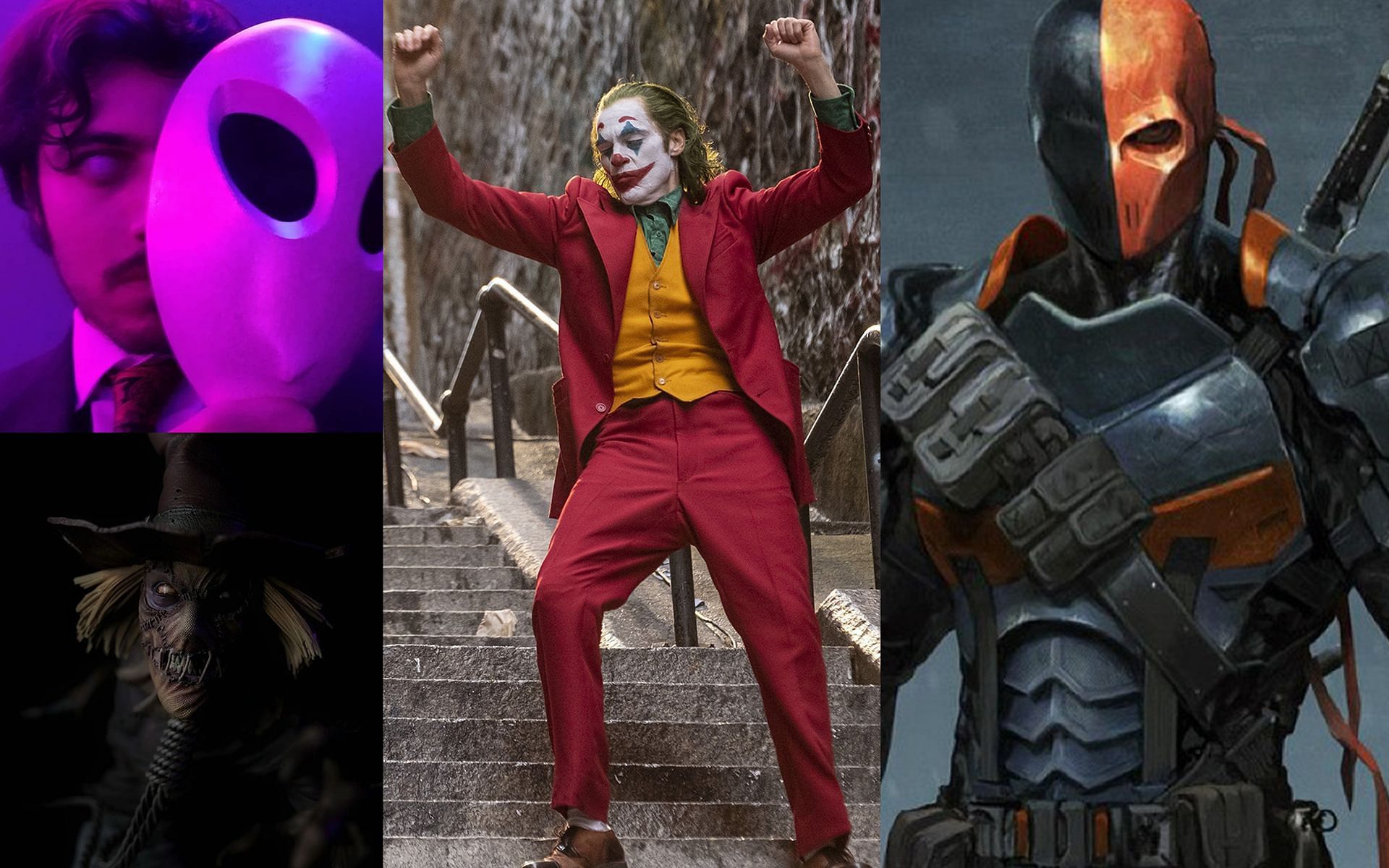 DC Villains (Images via Instagram: aurrym, vanillawombat, deathstroke.dc, jokermovie)