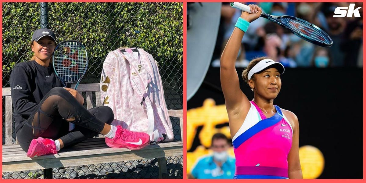 Naomi Osaka shares images from her return to on-court coaching, poses along with her Yonex restricted version racket bag