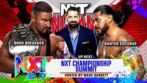 Two-time World Champion gatecrashes Bron Breakker-Santos Escobar WWE NXT Championship summit