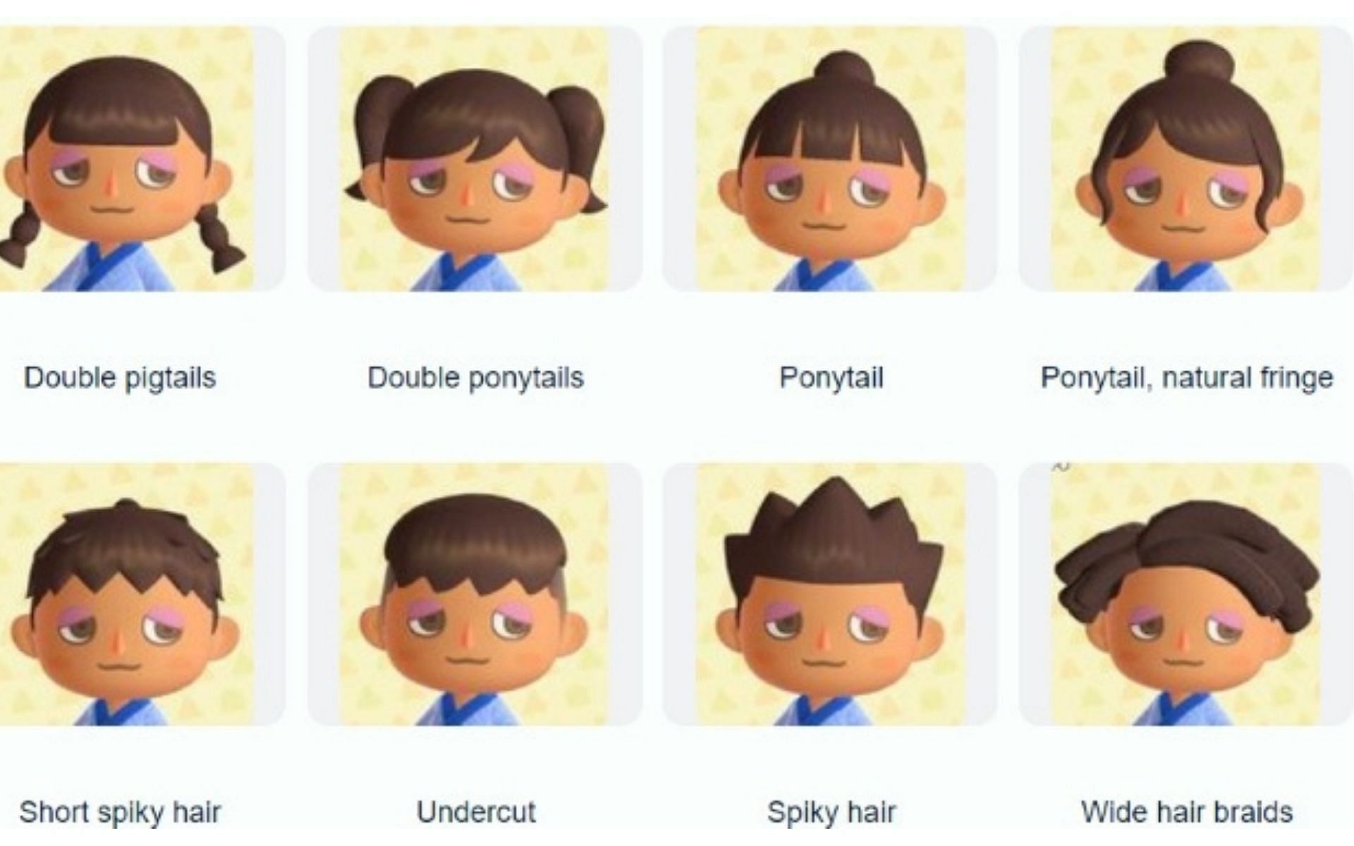 hairstyles animal crossing city folk        <h3 class=