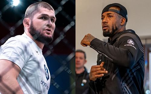 Khabib Nurmagomedov (left) and Bobby Green (right) [Photos via @ufc on Instagram]