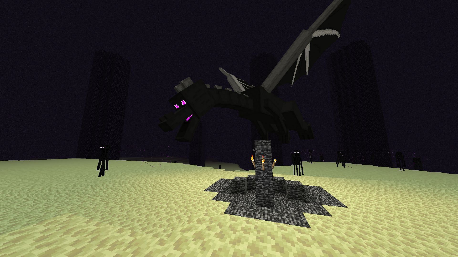 Ender Dragon (Image via Minecraft)
