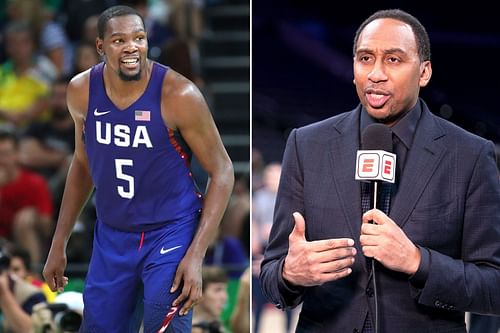 KD and Stephen A. Smith have been going back and forth on the former's legacy should the Brooklyn Nets fail to win the NBA title this season.[Photo: New York Post]