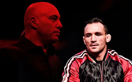 Joe Rogan (left), Michael Chandler (right)