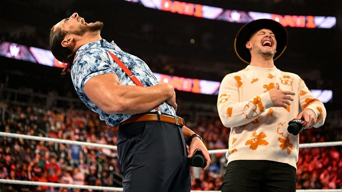 Madcap Moss and Happy Corbin at WWE Day One