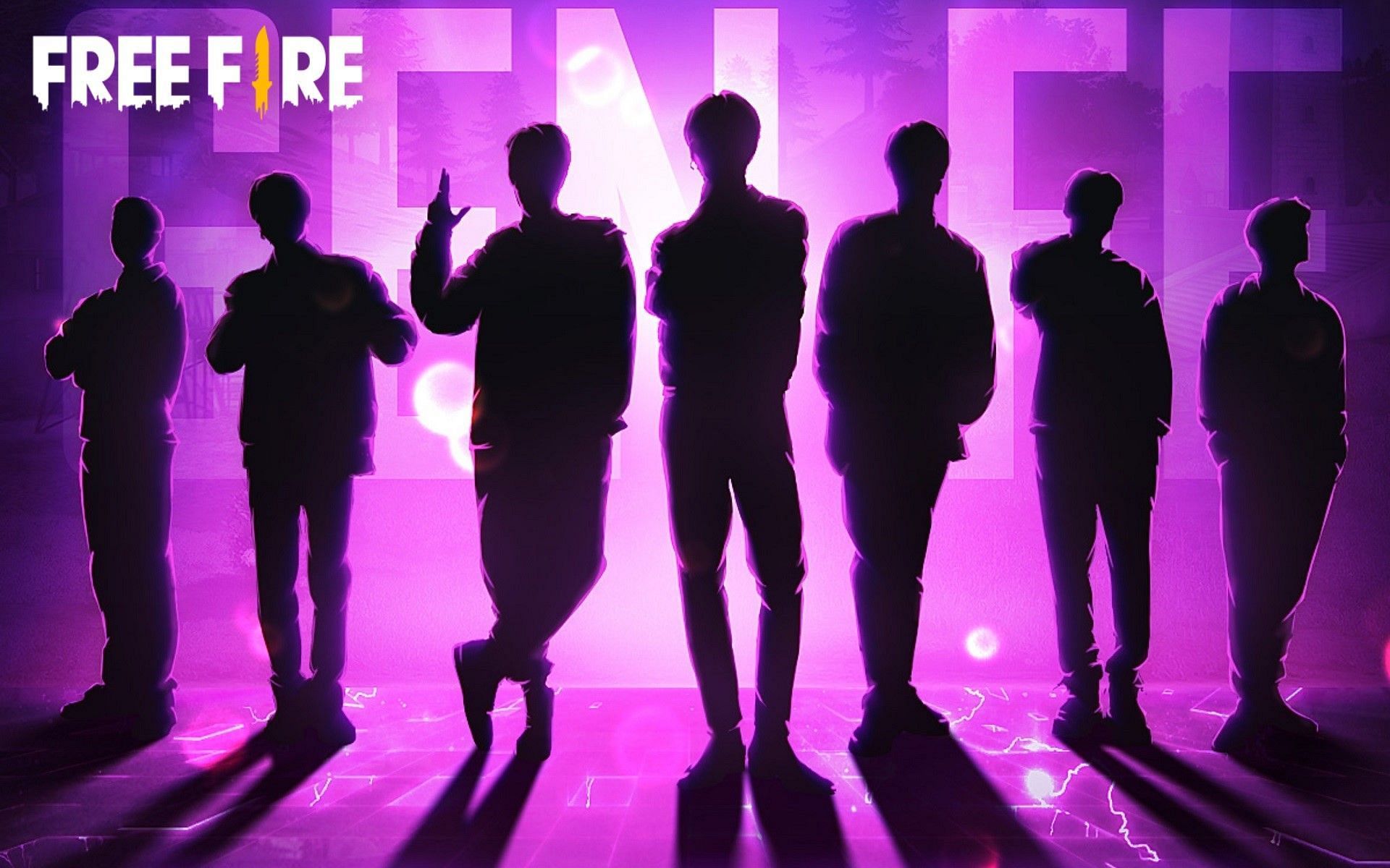 Silhouettes resembled the BTS septet (Image via Garena)