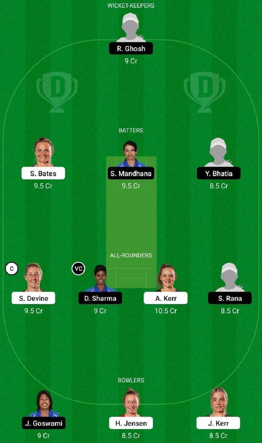 NZ-W vs IN-W Dream11 Fantasy Tip #2