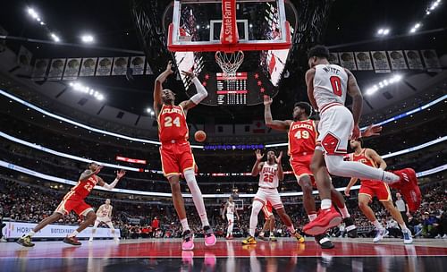 Atlanta Hawks v Chicago Bulls at the United Center