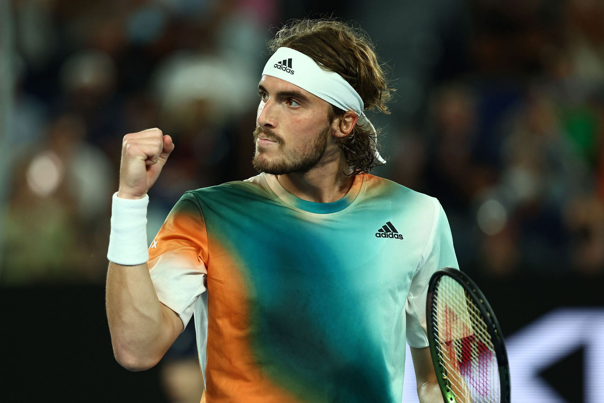 Stefanos Tsitsipas hoped he could pull off a tweener winner in a competitive tennis match