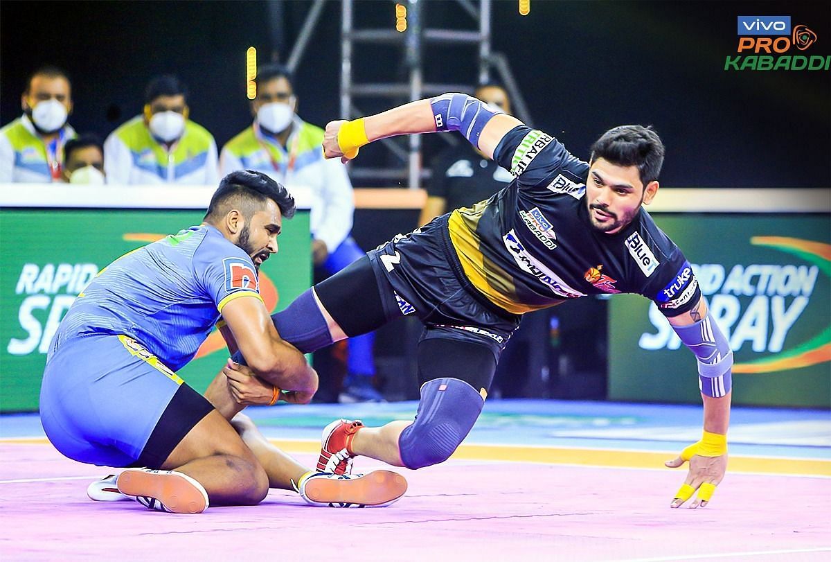 Rohit Kumar failed to perform well against Tamil Thalaivas (Image: Pro Kabaddi/Facebook)