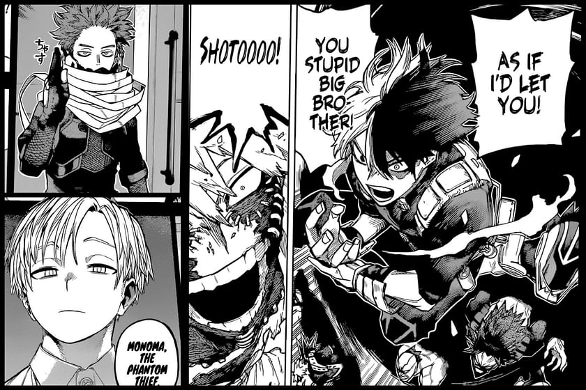 My Hero Academia chapter 344: All Might’s plan in effect, Monoma uses ...