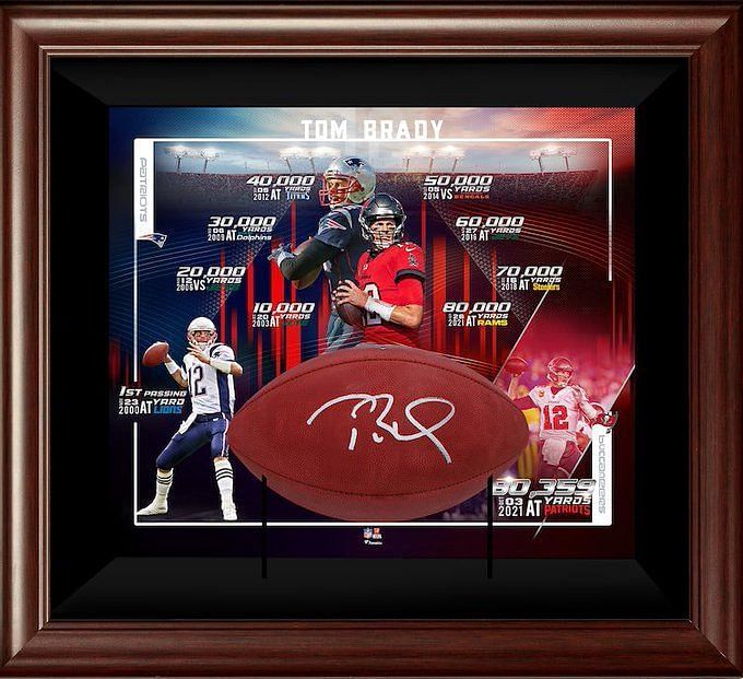 NFL Tom Brady Autographed Memorabilia, Signed Photos, NFL