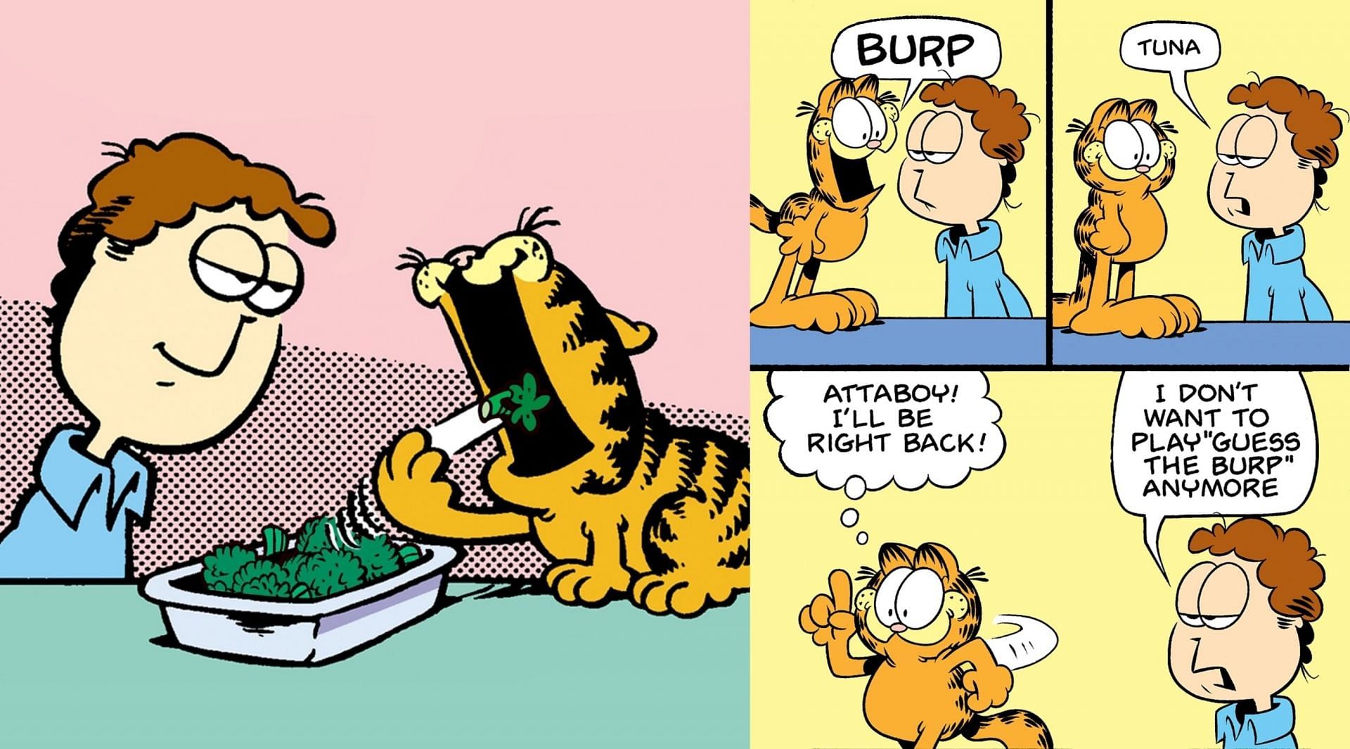 Garfield in the comics (Image via Nickelodeon)