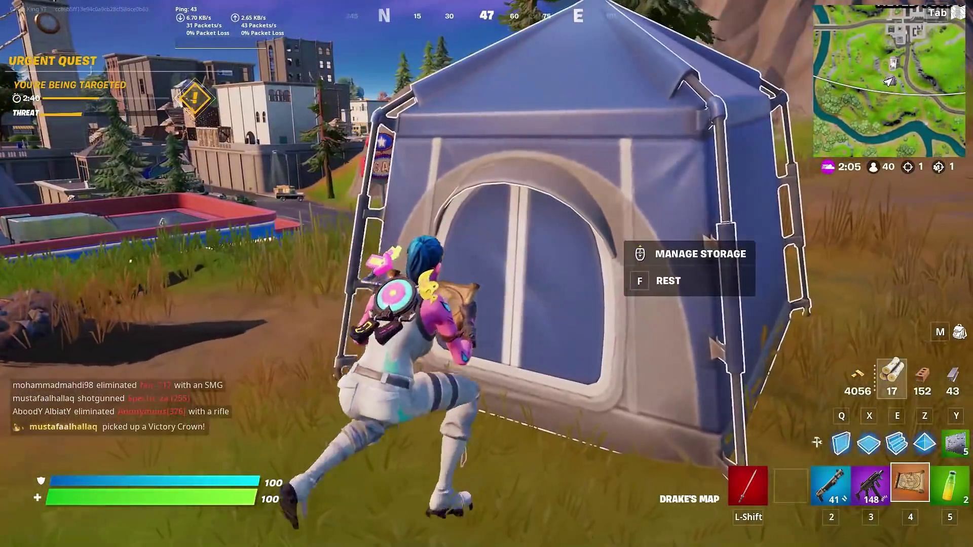 Loopers must stash the map before opening the chest (Image via GKIYouTube)