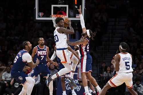 The New York Knicks will host the Brooklyn Nets on February 16