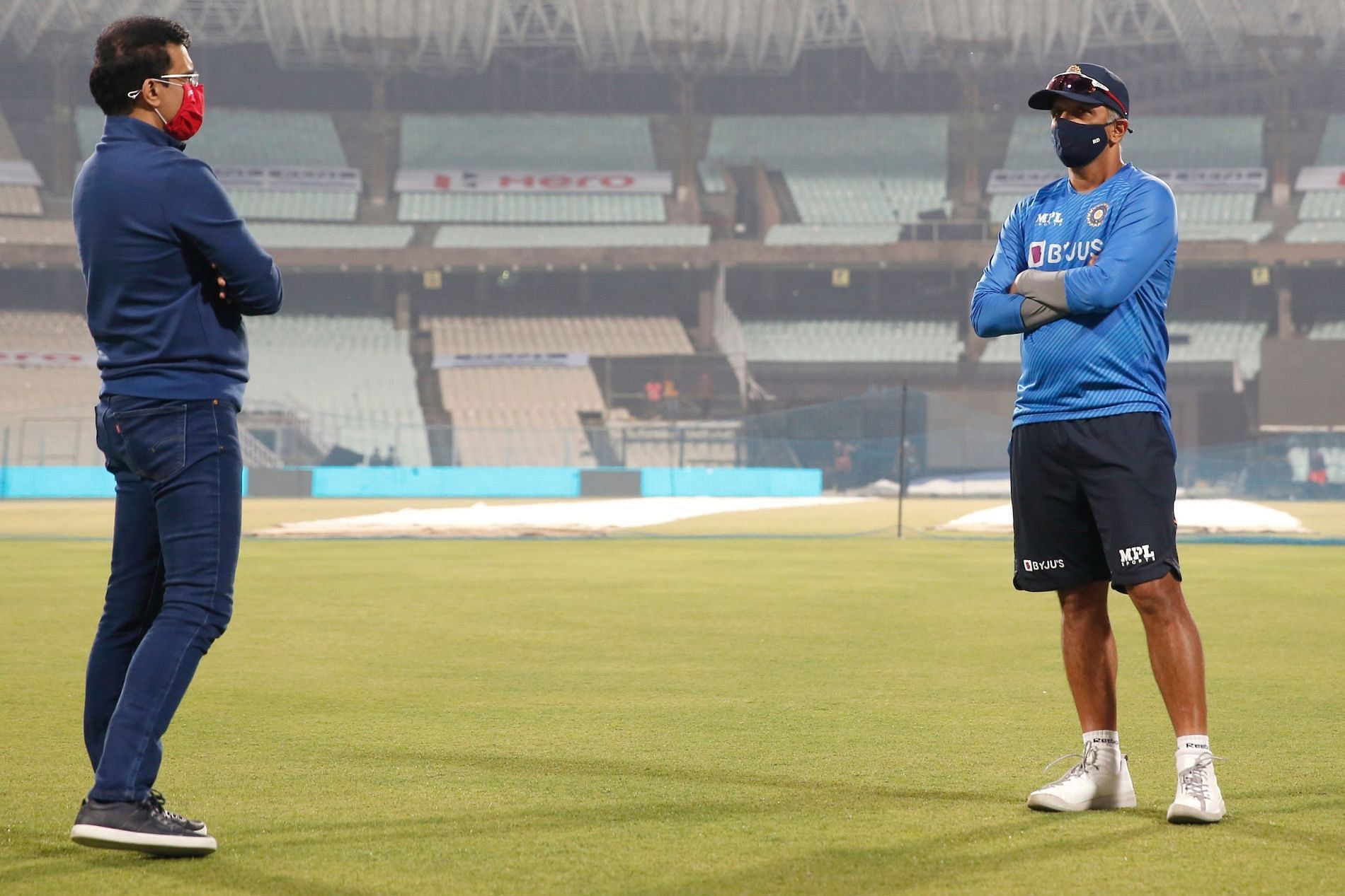 A legendary meeting at the iconic Eden Gardens. Pic: BCCI/ Twitter