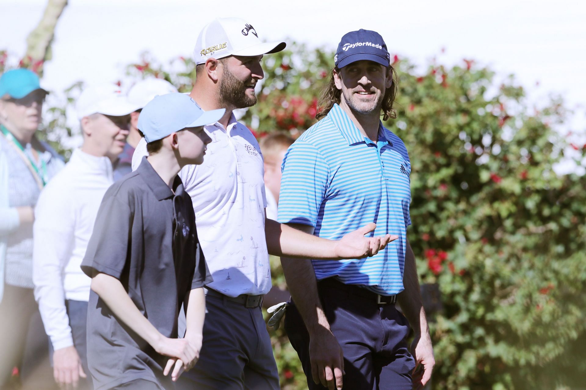 Aaron Rodgers attends WM Phoenix Open - Preview Day Three