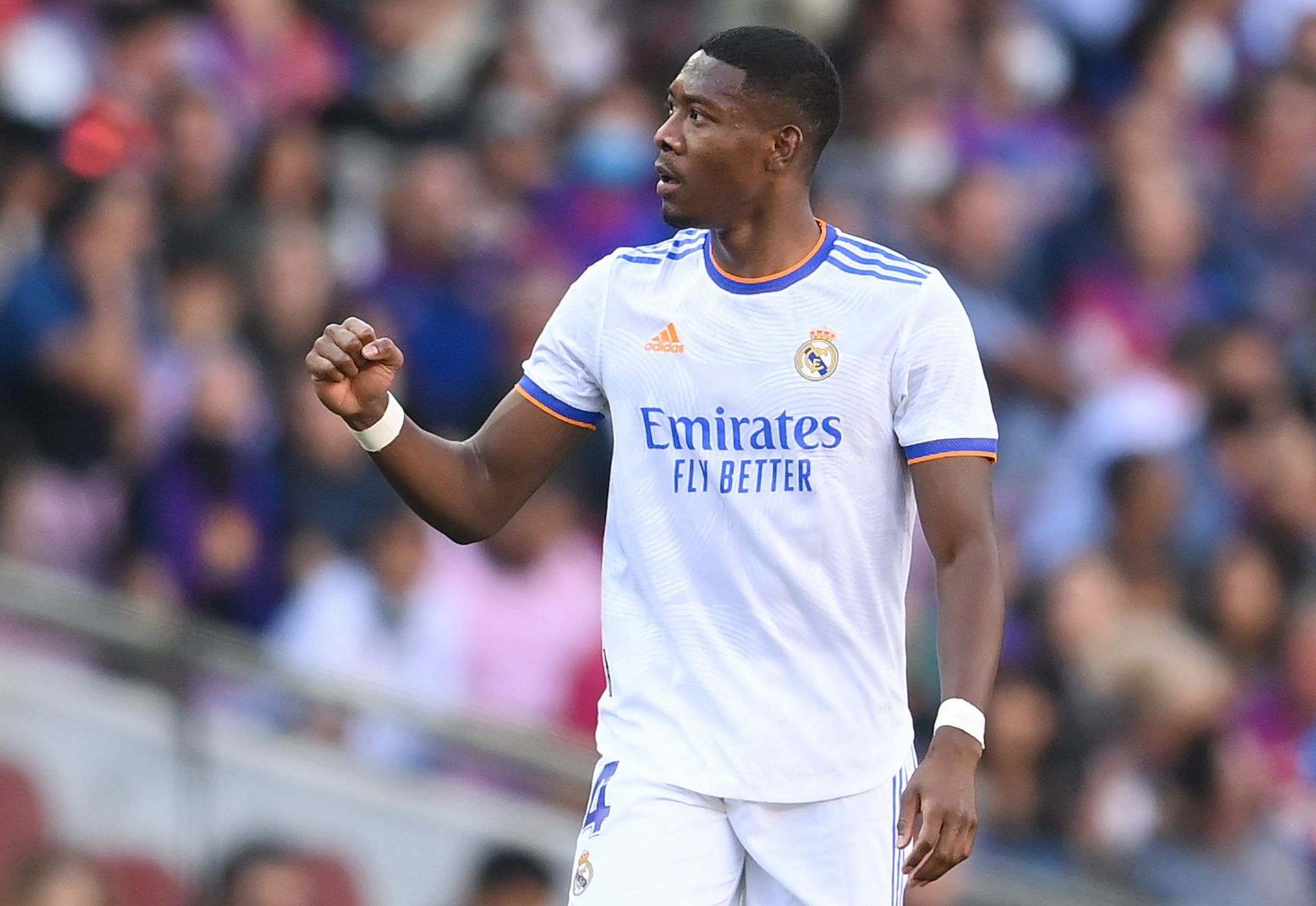 David Alaba is expected to start at centre-back for Real Madrid tonight.