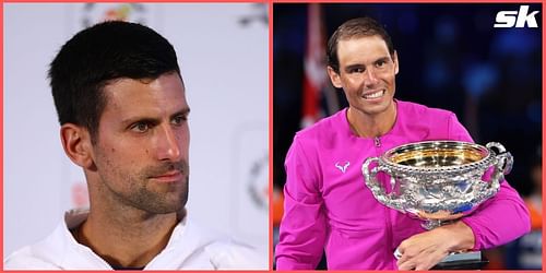 Novak Djokovic has given his thoughts on Rafael Nadal winning the Australian Open in his absence