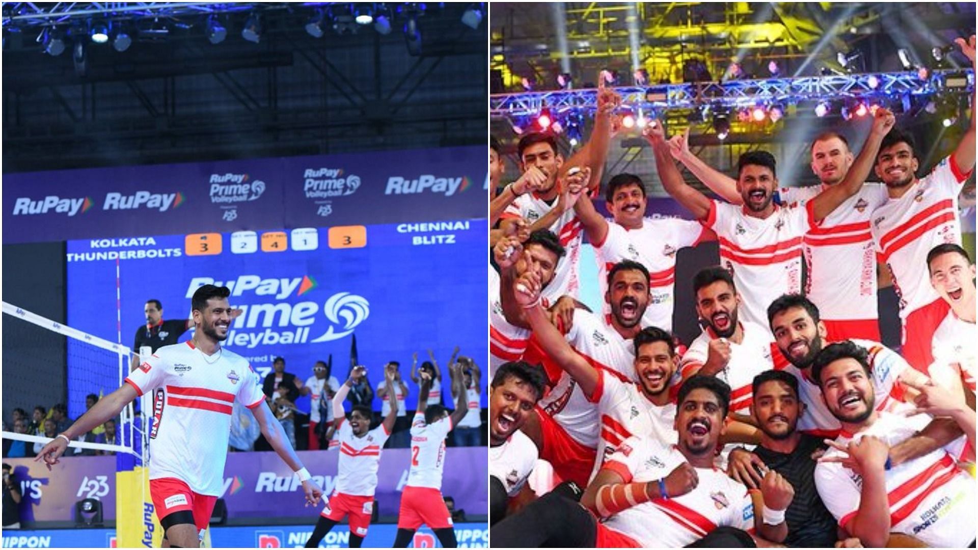 PVL 2022: The Kolkata Thunderbolts are through to the final. (Pic Credit: PVL)