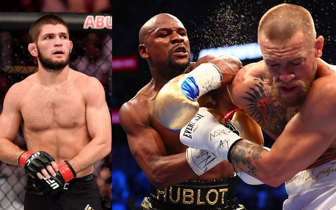 Khabib Nurmagomedov felt like Conor McGregor vs. Floyd Mayweather was a 'fake fight' - "It was just like sparring"