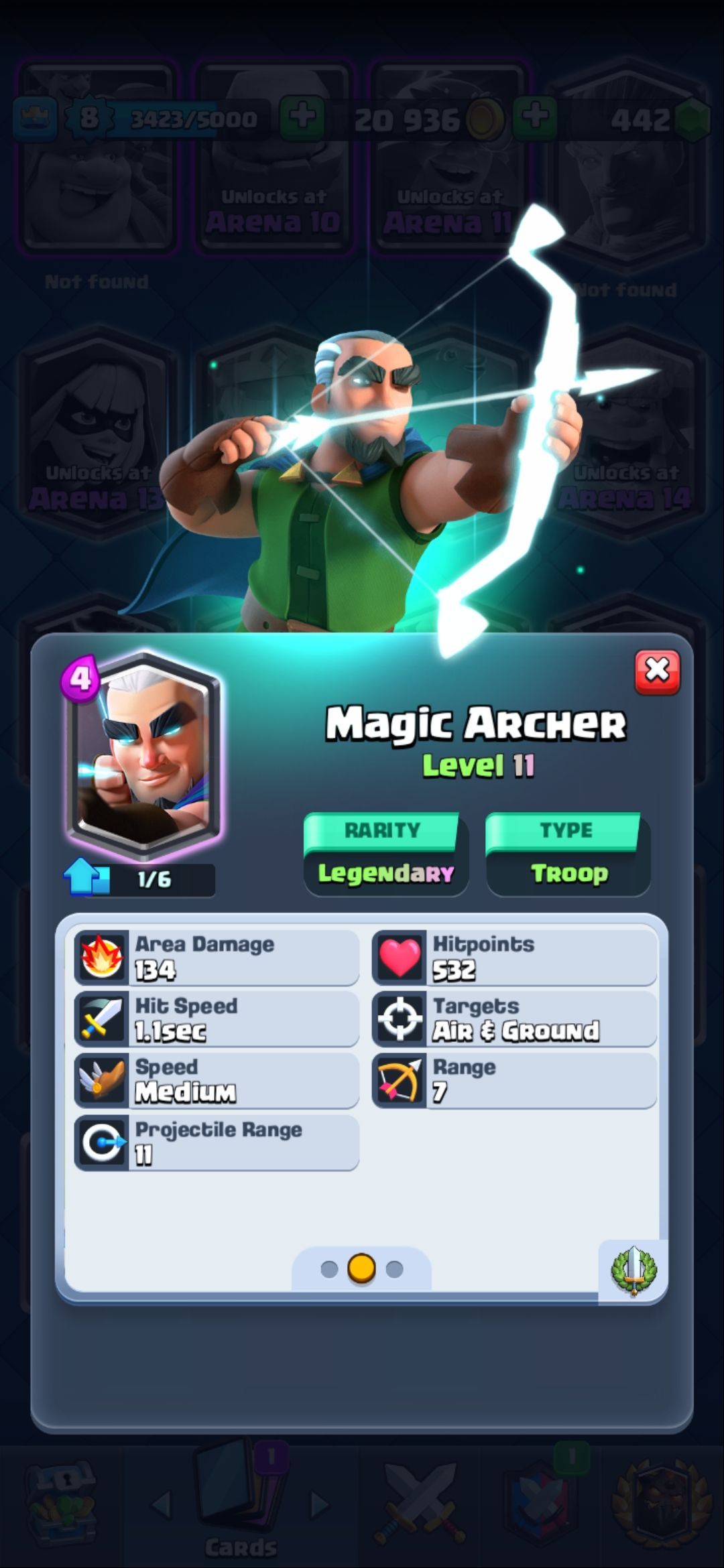 The Magic Archer (Screen capture from the game)