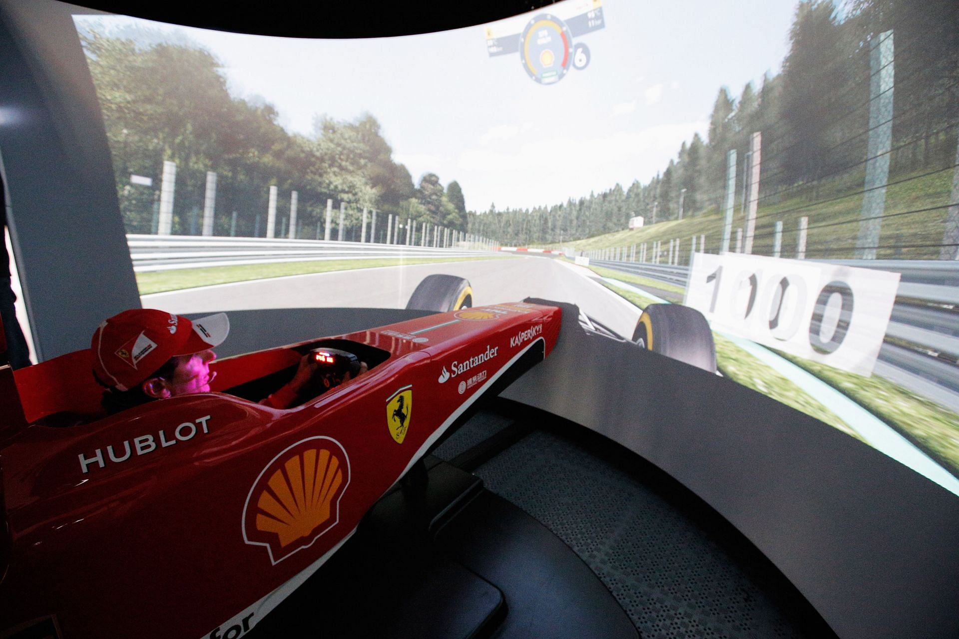 Shell&#039;s F1 simulator at Spa-Francorchamps
