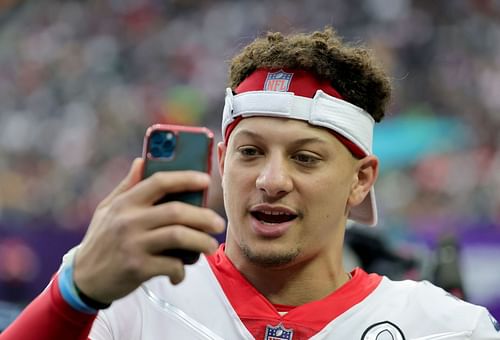 Patrick Mahomes at the 2022 NFL Pro Bowl