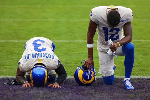 Odell Beckham Jr at Los Angeles v Baltimore