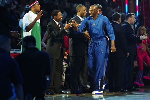 Michael Jordan at the 2003 All-Star Game