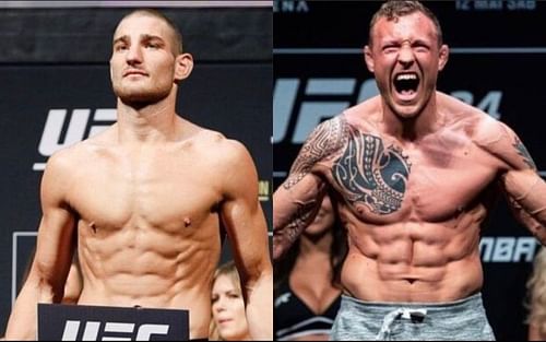 Sean Strickland (left) Jack Hermansson (right) [Image credits: @jackthejokermma via Instagram]