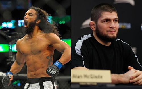 Benson Henderson (left), Khabib Nurmagomedov (right) [Image credits: @bensonhenderson and @khabib_nurmagomedov via Instagram]