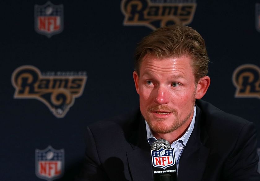 Rams GM Les Snead's t-shirt choice at Super Bowl parade is going viral