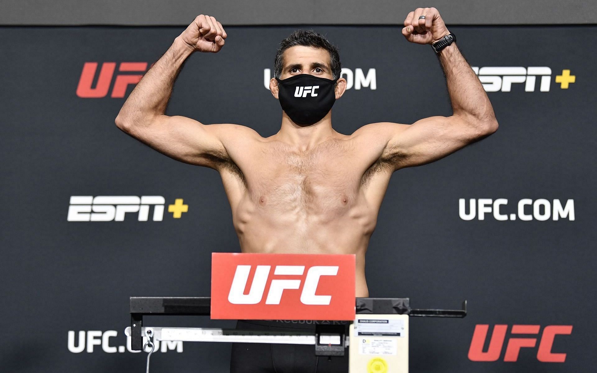 Beneil Dariush during UFC Fight Night Overeem v Volkov: Weigh-Ins