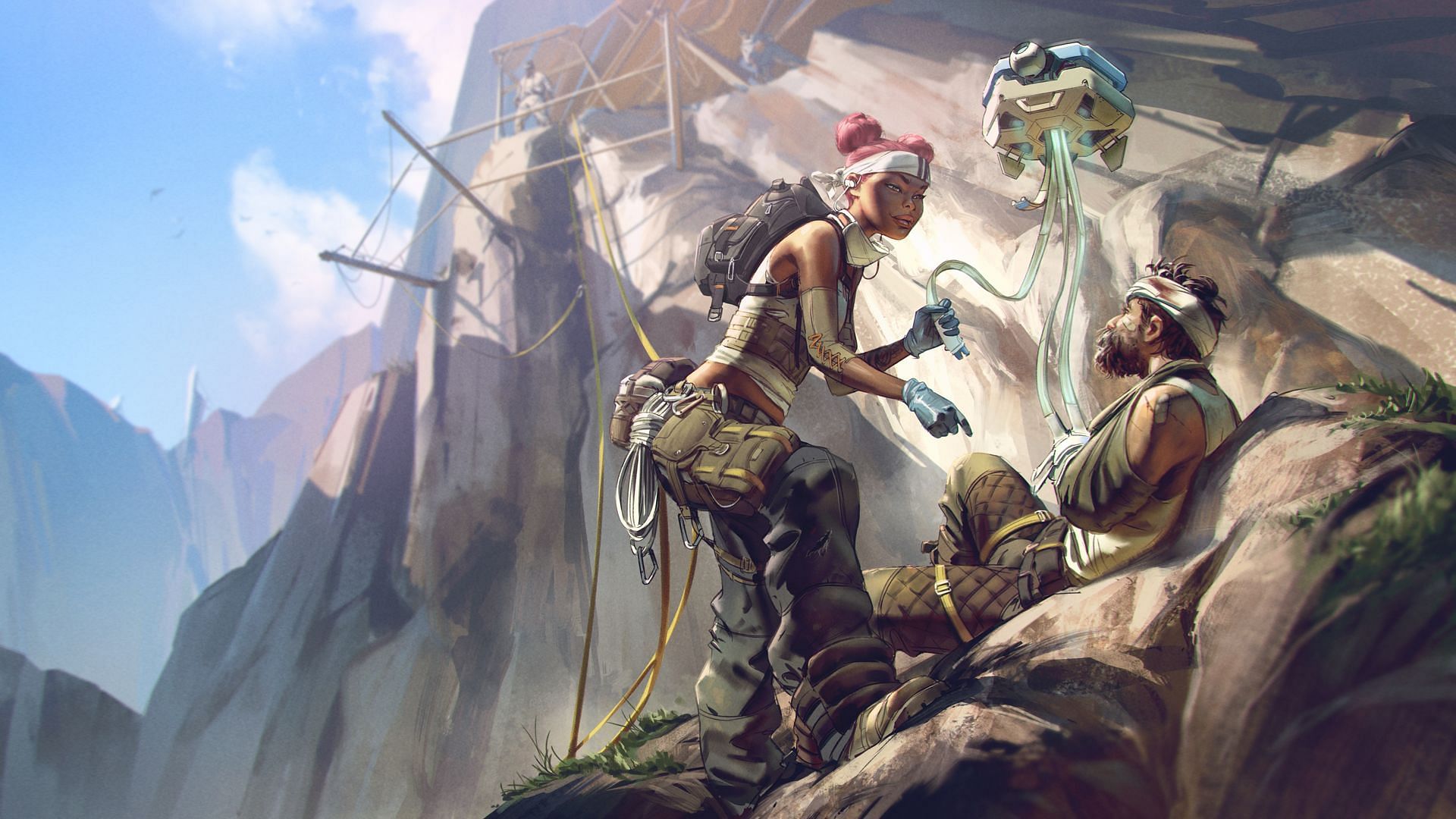 Lifeline is one of the best support Legends on Apex Legends (Image via EA)