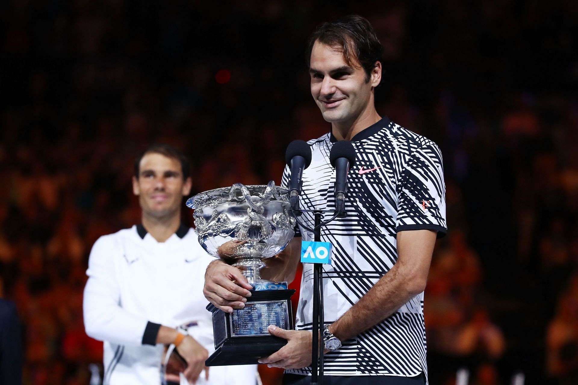 The 2017 Australian Open saw a repeat of the 2009 final, but with the fortunes switched