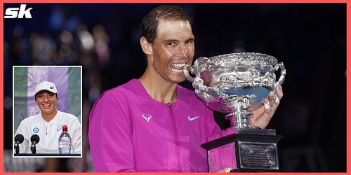 Iga Swiatek was never in doubt about Rafael Nadal's comeback in the final of the 2022 Australian Open