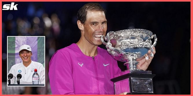 "I thought if he's going to win it, it is going to be really mind-blowing and he's going to show why he's Rafa" - Iga Swiatek on Rafael Nadal's 2022 Australian Open triumph
