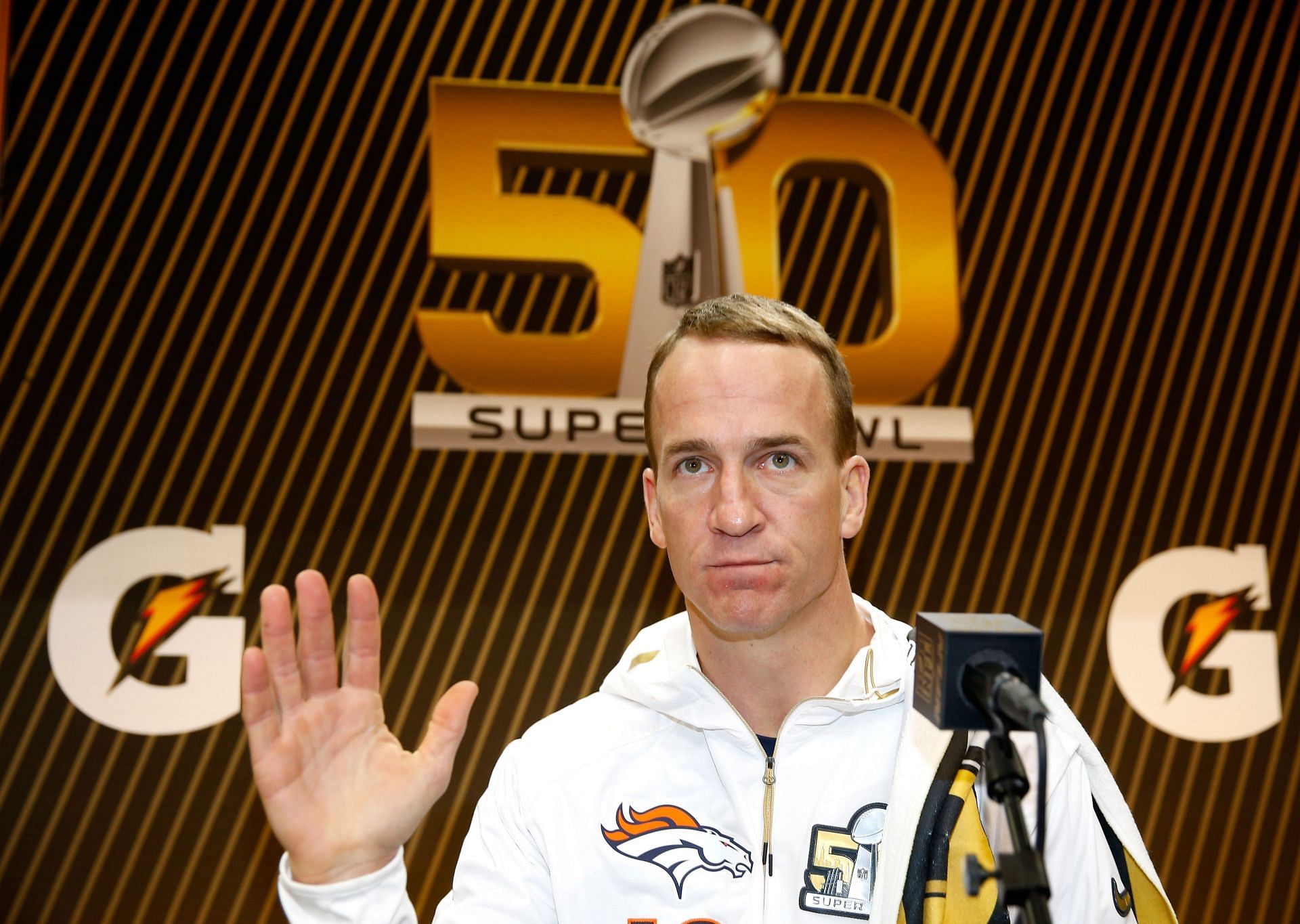 Peyton Manning at Super Bowl 50