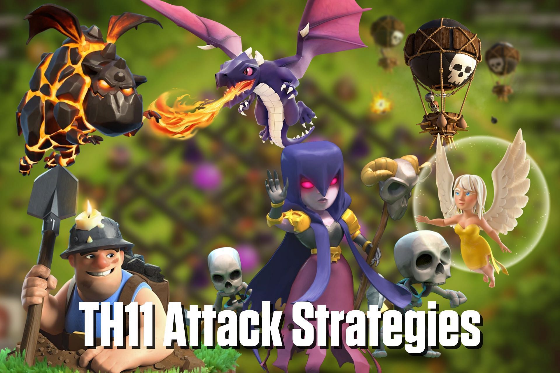Top 5 attack combinations for Town Hall 11 in Clash of Clans
