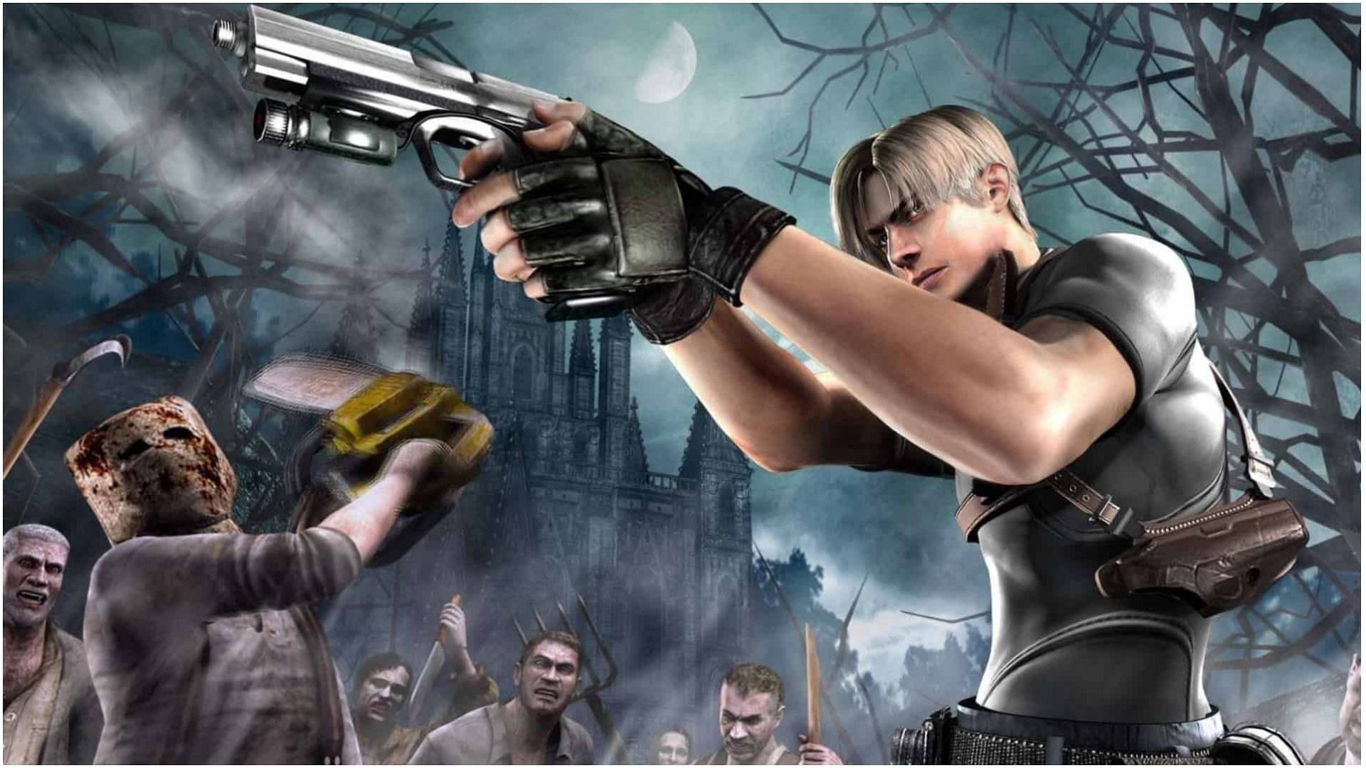 Resident evil 4 remake , wallpaper , night , nature