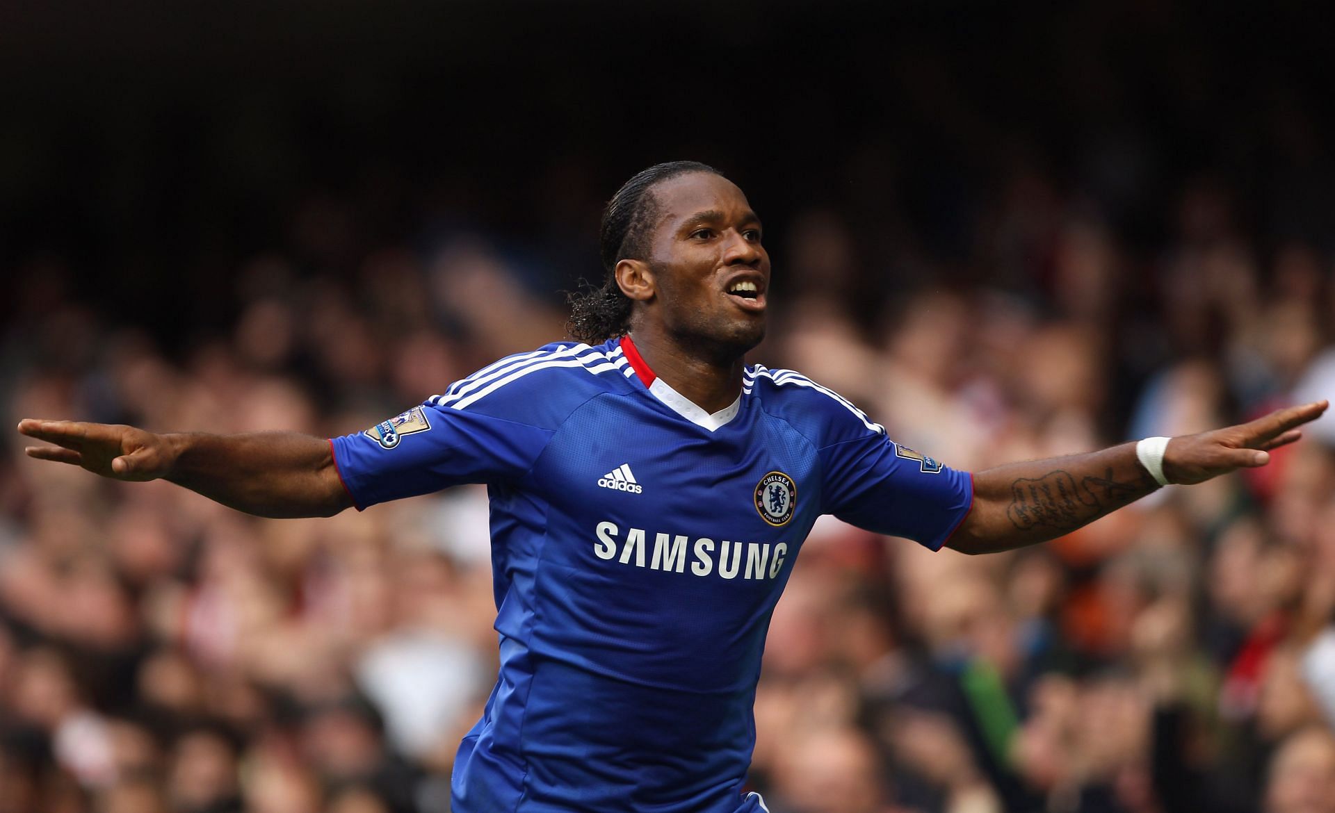 Didier Drogba scored a lot of goals against Arsenal.