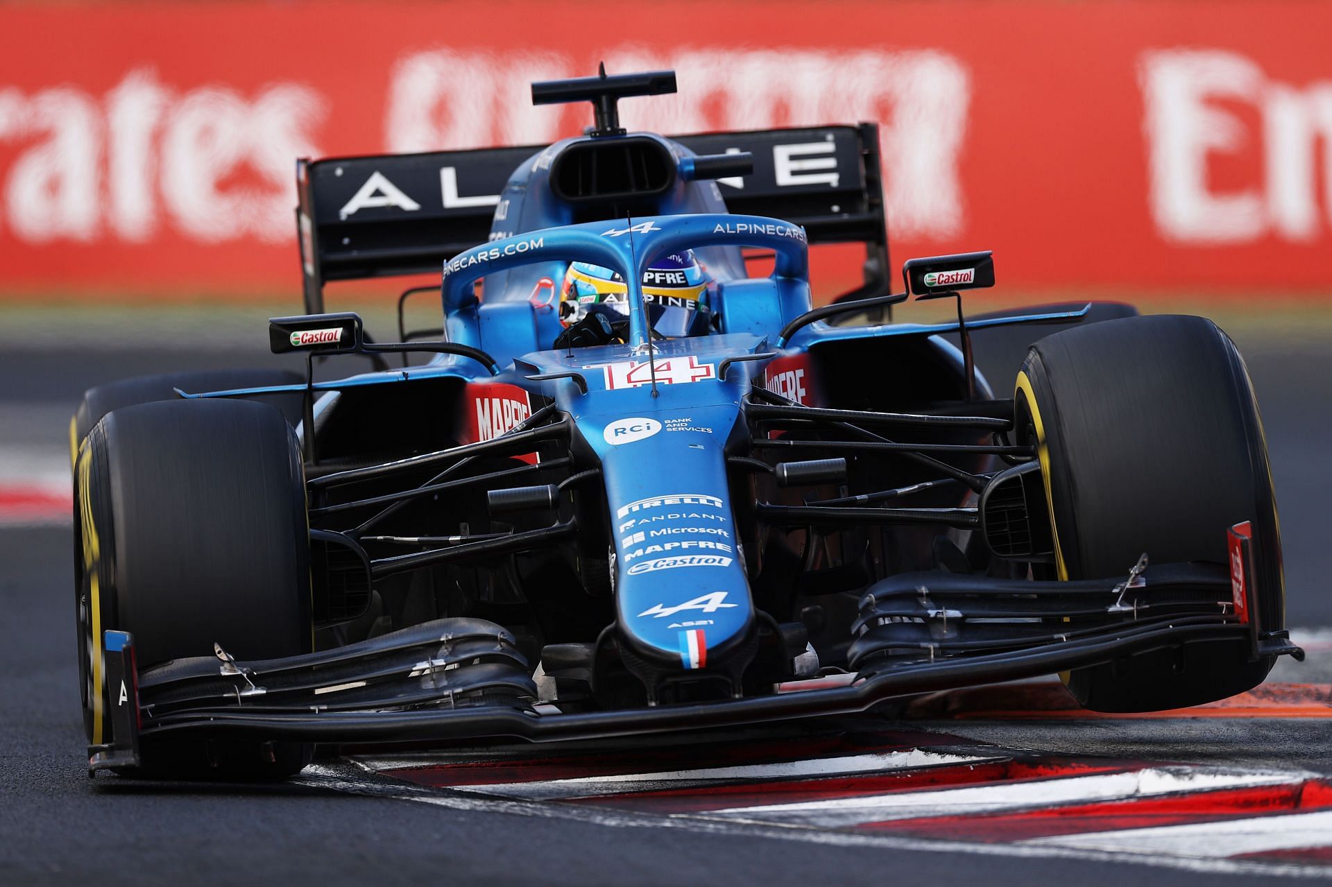 F1 Grand Prix of Hungary - Fernando Alonso&#039;s Alpine on the Hungaroring