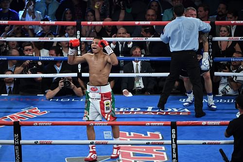 Jaime Munguia (center) has set his sights on Gennady Golovkin