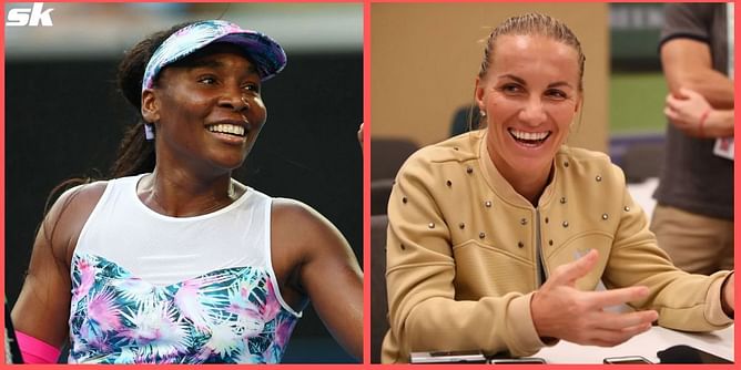 Watch: When Venus Williams and Svetlana Kuznetsova played tennis with ball dogs